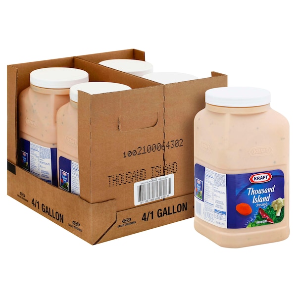 Kraft Kraft Thousand Island Pourable Dressing 1 gal., PK4 10021000643025 - main